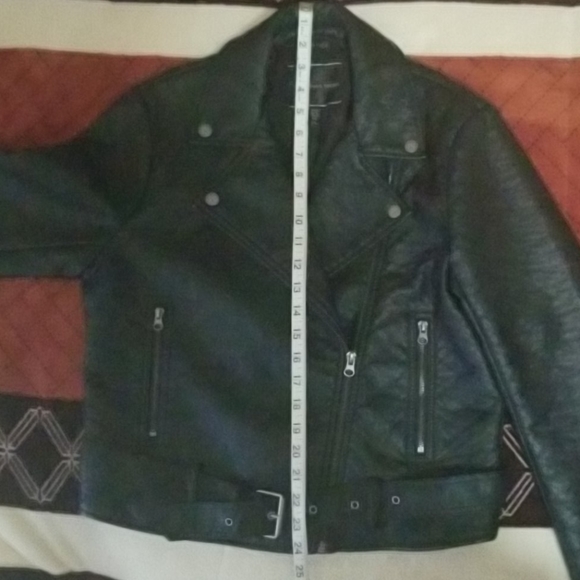 Victoria Secret Faux Leather Moto Jacket - Picture 9 of 12